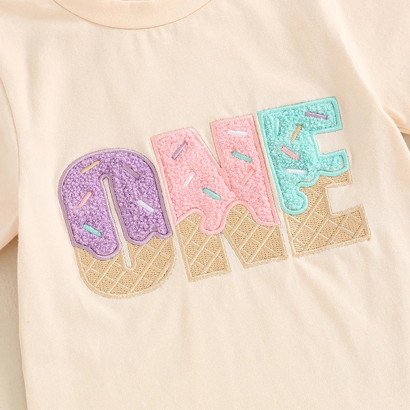Ice Cream First Birthday Set