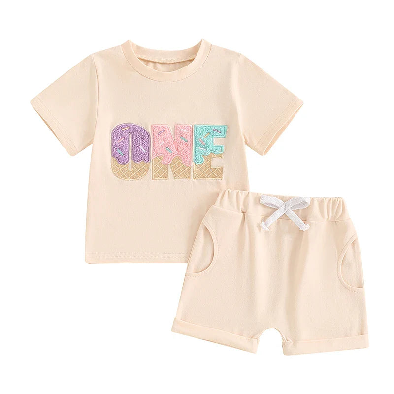 Ice Cream First Birthday Set