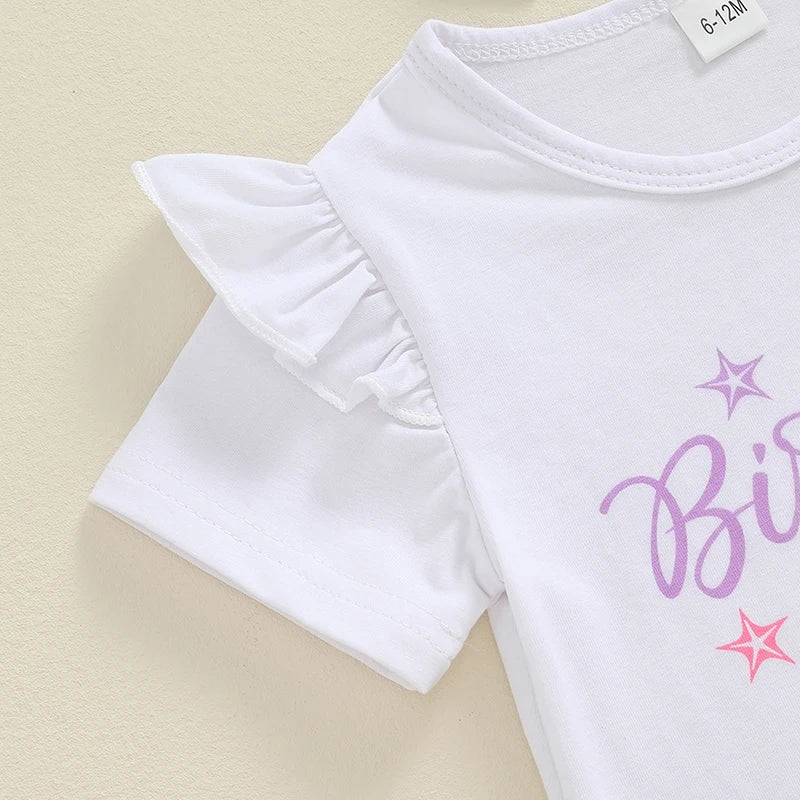 Mermaid Birthday Girl Baby Set