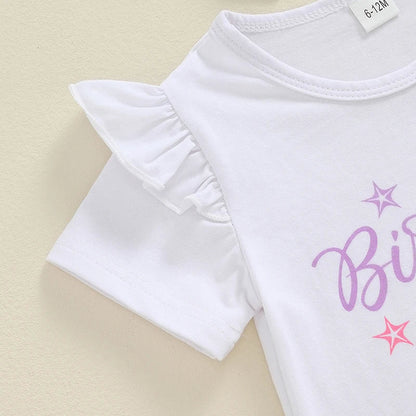 Mermaid Birthday Girl Baby Set