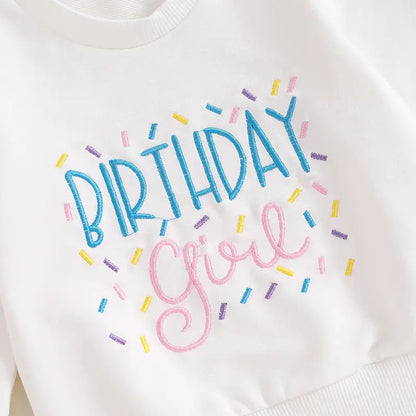 Birthday Girl Sprinkle Toddler Set