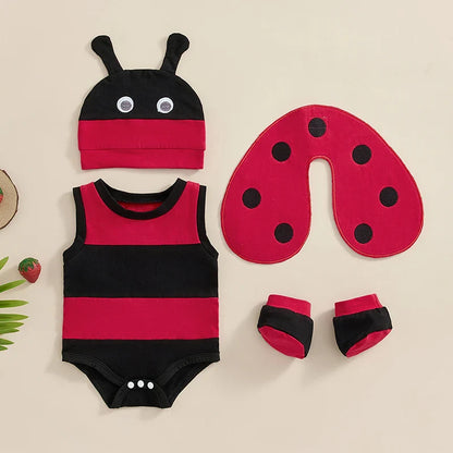Ladybug Baby Romper Costume