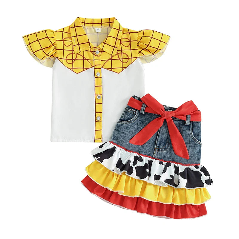 Cowgirl Yellow Toddler Halloween Costume