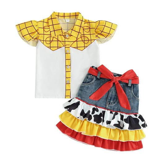 Cowgirl Yellow Toddler Halloween Costume