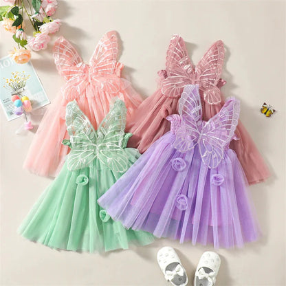 Butterfly Wings Toddler Party Dress