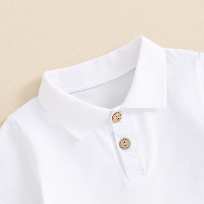 Classic Polo Shirt And Shorts Toddler Set