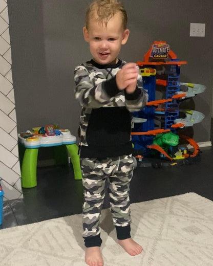 Sunday & Co. Camo Jogger Pullover Top