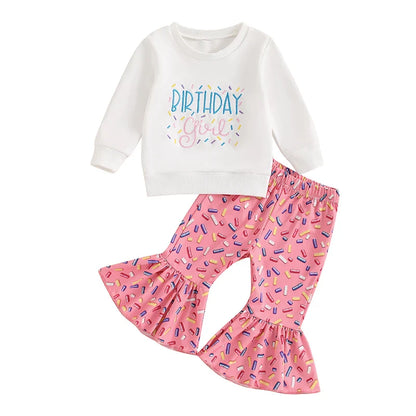 Birthday Girl Sprinkle Toddler Set