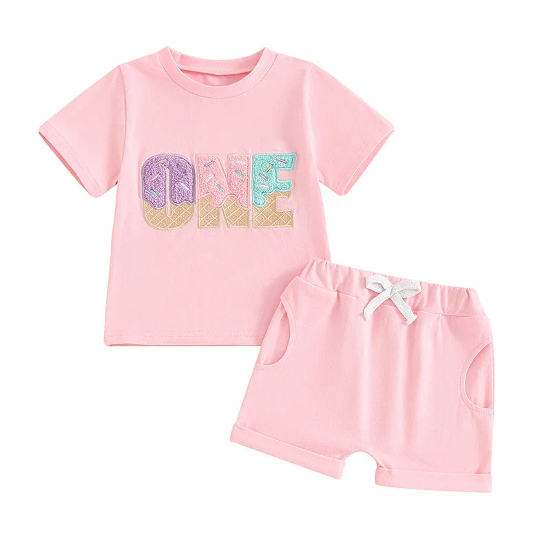 Ice Cream First Birthday Set