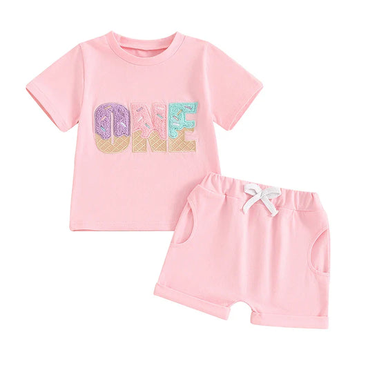 Ice Cream First Birthday Set
