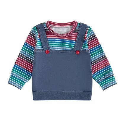 Scary Doll Toddler Boy Sweater Costume