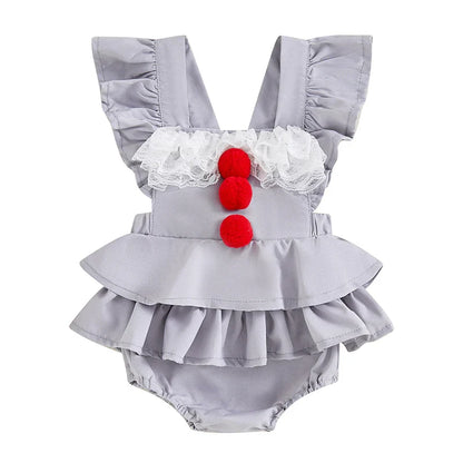Clown Baby Romper Costume