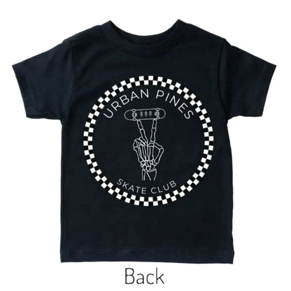 Skate Club Skeleton Toddler Tee