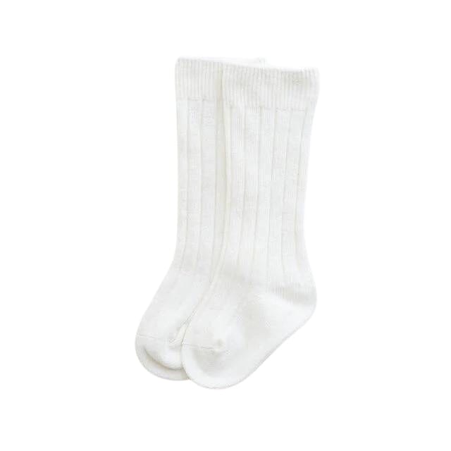 Ribbed Thigh High Baby Socks