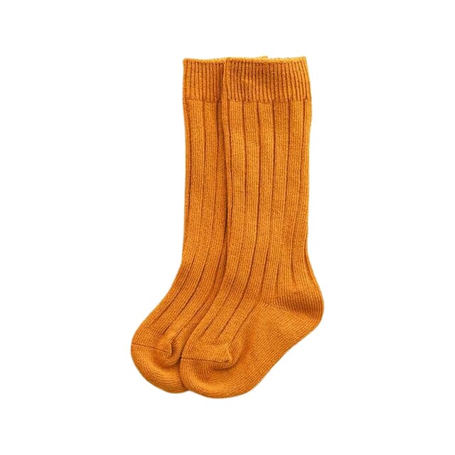 Ribbed Thigh High Baby Socks