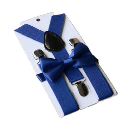 Adjustable Suspender Bow Tie Toddler Set