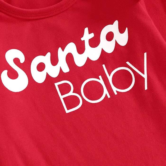 Santa Baby Candy Cane Flare Baby Set
