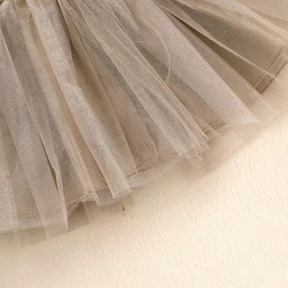 Christmas Gingerbread Tulle Skirt Toddler Set